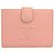 Chanel Geldbörse Pink Leder  ref.251666