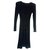 Vestido de lana roberto cavalli Negro  ref.251758