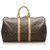 Louis Vuitton Brown Monogram Keepall 45 Leather Cloth  ref.251821
