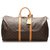 Louis Vuitton Brown Monogram Keepall 55 Leather Cloth  ref.251829