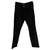 Chanel Pantalon velours poche tweed Noir  ref.251921