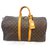 Louis Vuitton keepall 50 Monogram Brown Leather  ref.251948