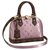 Louis Vuitton LV Alma bb Vernis Pink Leder  ref.251982