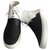 Chanel Black and White High Top Trainers Leather Rubber  ref.252192