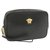 Versace Clutch bag Black Leather  ref.252349