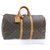 Louis Vuitton Keepall 45 Marrom Lona  ref.252371