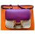 Hermès mini constance 18 Púrpura Oro  ref.252428