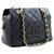 CHANEL Caviar Chain Shoulder Bag Shopping Tote Black Quilted Purse Leather  ref.252500