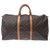 Louis Vuitton Keepall 50 Marrone Tela  ref.252517