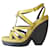 Balenciaga Sandals Yellow Leather  ref.252607