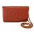 Chanel Handtaschen Orange Leder  ref.252617