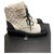 Chanel boots White Leather  ref.252658