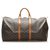 Louis Vuitton Keepall Monogram Brown 55 Cuir Toile Marron  ref.252710