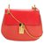 Chloé Chloe Red Drew Leather Crossbody Bag Pony-style calfskin  ref.252716