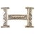 Hebilla de cinturón rara Hermès Touareg en plata maciza  ref.252788