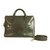 Mulberry Heathcliffe Briefcase en sac à main business en cuir grainé marron foncé  ref.252842