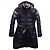 Burberry Brit Mittellanger 'Winterleigh' Black Belted Hooded Quilted Down & Feathers Puffer Coat