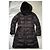 Burberry Brit Mittellanger 'Winterleigh' Black Belted Hooded Quilted Down & Feathers Puffer Coat - Ansicht 3