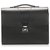 Cartier Black Leather Briefcase Pony-style calfskin  ref.252957
