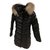 Moncler Coats, Outerwear Black Fur  ref.253068