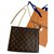 Louis Vuitton Pochette 26 Brown Cloth  ref.253112