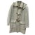Autre Marque Duffle-coat en laine Franco Ancona Gris  ref.253188