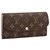 Louis Vuitton LV Emilie wallet new Brown  ref.253239