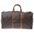 Louis Vuitton Keepall 50 Marrone Tela  ref.253306