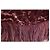 Emanuel Ungaro bordeaux piume frange velour sera lunga sciarpa scialle avvolgere - vista 4