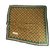 YVES SAINT LAURENT Sciarpa YSL in seta con stampa quadrata floreale verde ed ecaille Multicolore  ref.253406