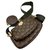 Louis Vuitton Multi pochette accessoires Brown Khaki Leather  ref.253440