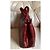 Roseau Longchamp BORSA IN VITELLO A FORMA DI CROCO BORDEAUX - vista 5