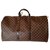 Louis Vuitton keepall 55 Brown Cloth  ref.253708