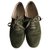 Chanel Zapatillas de caña baja de ante Blanco Caqui Suecia Cuero Goma  ref.253741