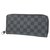 Louis Vuitton Zippy Wallet Portefeuille long vertical N63095 black Noir  ref.253753