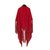 Hermès RED CASHMERE SUEDE SHAWL TRIANGLE Cachemire Daim Rouge  ref.253792