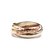 Love Cartier Tricolor 18k Trinity Ring Size 56 Multiple colors White gold  ref.253809
