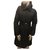 Pinko Mid-length puffer jacket Black Polyester Polyamide  ref.253867