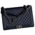Chanel Boy Bag in Navy Calf Caviar Blue Navy blue Dark blue Leather  ref.253916