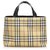 Burberry Brown House Check Canvas Tote Bag Multiple colors Beige Leather Cloth Pony-style calfskin Cloth  ref.253933