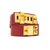 Hermès MEDOR DOG COLLAR CDC RED 70 Gold hardware Leather  ref.254003