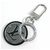 Louis Vuitton porte-clés LV cercle unisexe porte-clés M67362 argent x noir Argenté  ref.254045