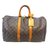 Louis Vuitton keepall 45 Monogram Brown Leather  ref.254117