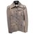 Chanel Jackets Grey Lambskin  ref.254135