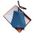 Kelly Hermès Encantos de saco Azul Couro  ref.254153