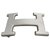 Hermès Schnalle 5382 Silber PVD Stahl  ref.254313