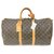 Louis Vuitton Keepall 50 Marrom Lona  ref.254392