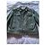 Pinko Lederjacke Hellblau und Silber - Ansicht 6