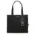 Burberry Black Canvas Handbag Leather Cloth Pony-style calfskin Cloth  ref.254517