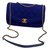 Diana Chanel Blue Leather  ref.254584
